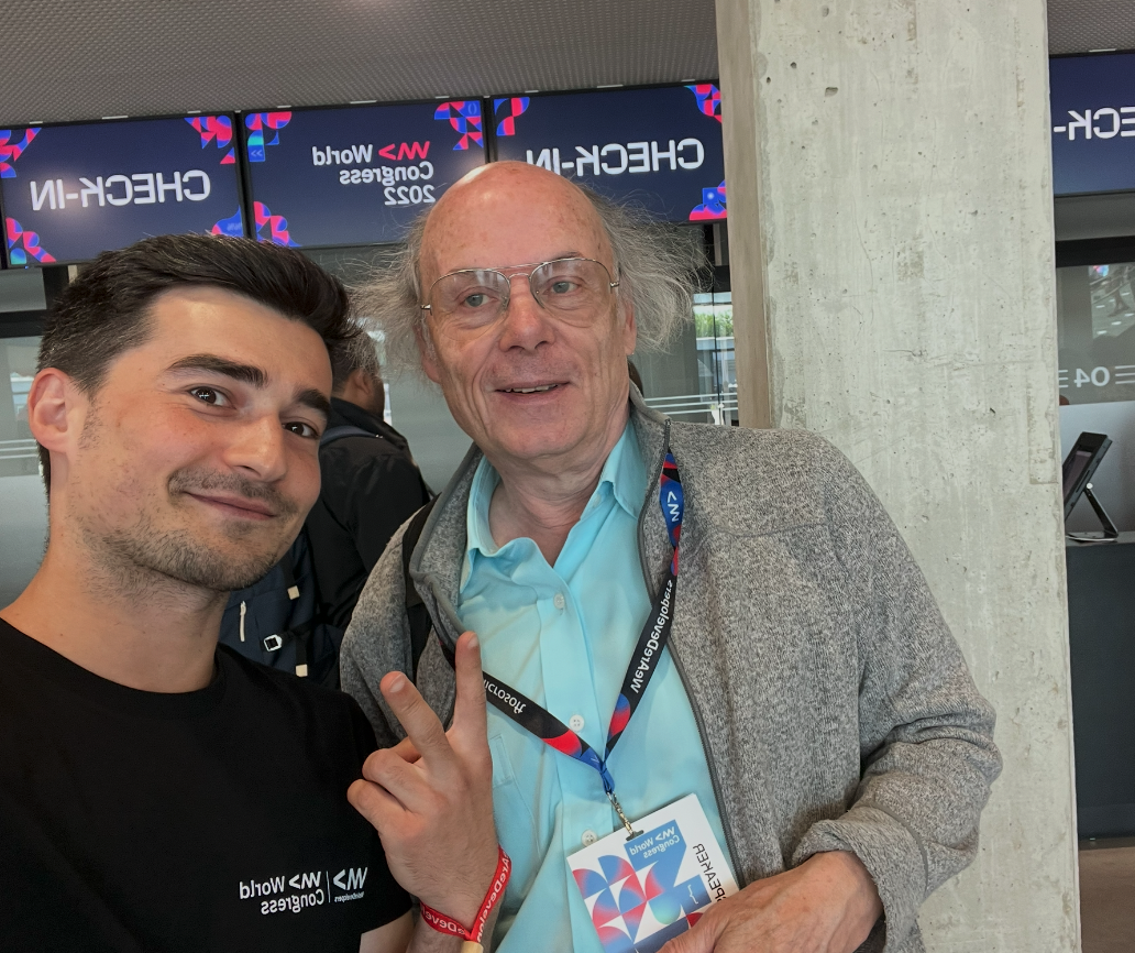 With Bjarne Stroustrup at World Congress