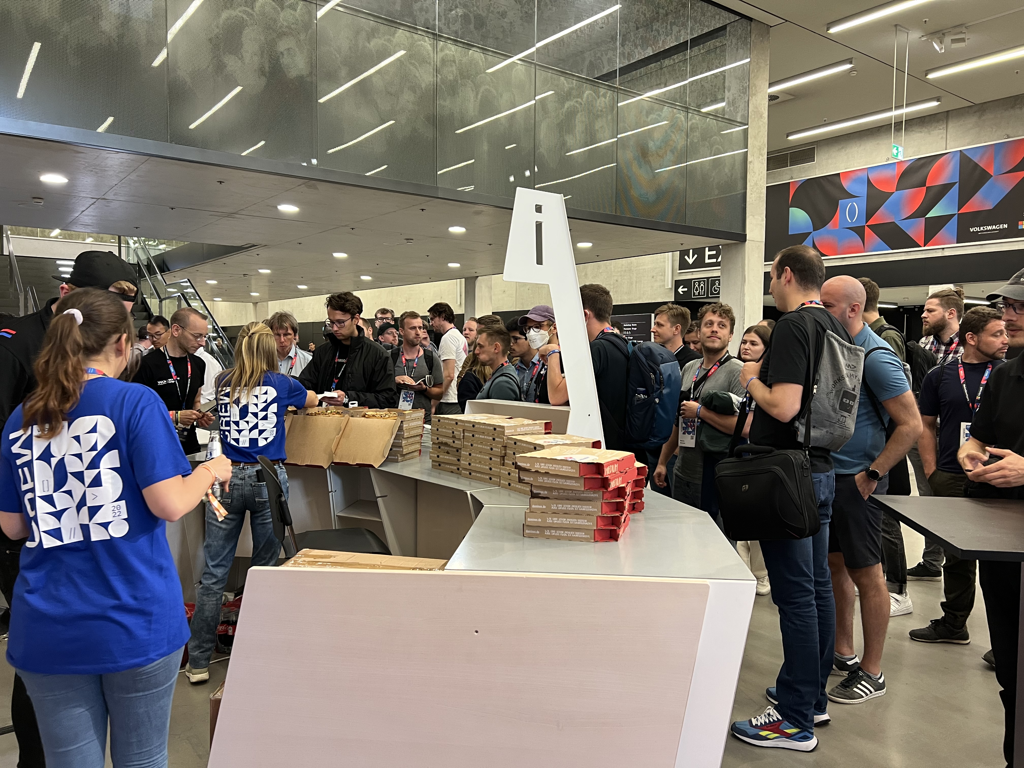 Attendees at WeAreDevelopers